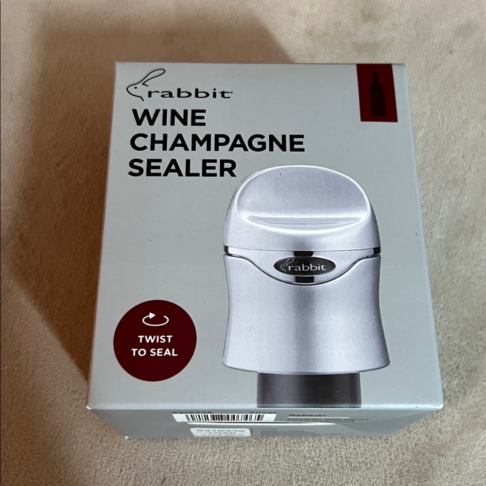 Rabbit Silver Wine Champagne Sealer